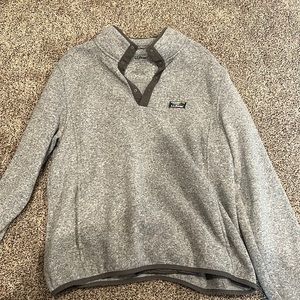 L.L Bean gray fleece